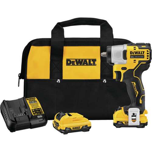 Xtreme Brushless Impact Wrench Kit, 12 V, 3/8" Socket Cam Industrial