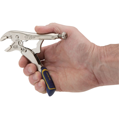 Pince-&eacute;tau avec coupe-fil Fast Release, Longueur 5", M&acirc;choire courb&eacute;e Cam Industrial