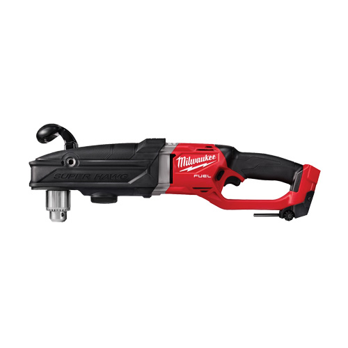 M18 Fuel Super Hawg Right Angle Drill (Tool Only), 18 V, 1/2" Chuck, Lithium-Ion Cam Industrial