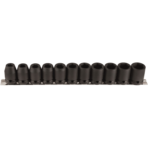 Jeu de douilles, 11 Mcx, Chocs, Prise de 1/2" Cam Industrial