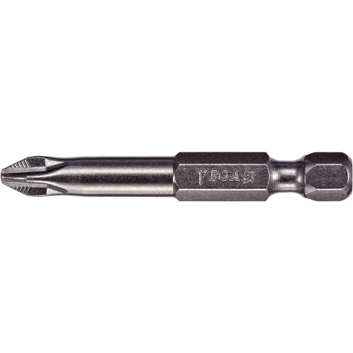 ACR&reg; Power Bit, Phillips, #2 Tip, 1/4" Drive Size, 3-1/2" Length Cam Industrial