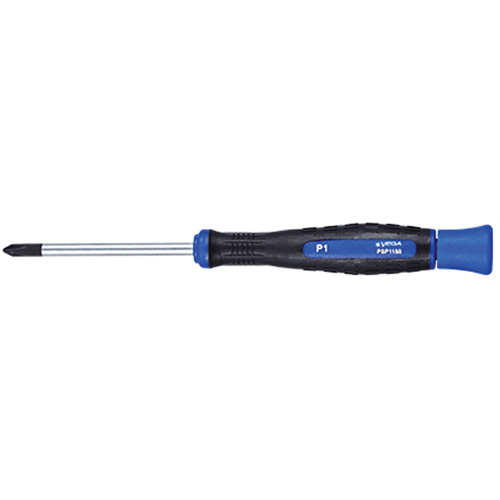 Tournevis Phillips de pr&eacute;cision, #1, 5-7/8" l, Prise Coussin&eacute;e Cam Industrial