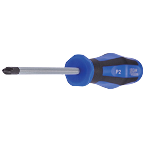 Phillips Screwdriver, #0, 5-3/8" L, Cushion Grip Handle Cam Industrial