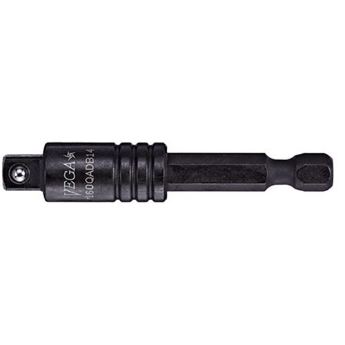 Quick Release Adapter & Extension, 1/4" Drive Size, 1/4" Male Size, Ball, 3" L Cam Industrial