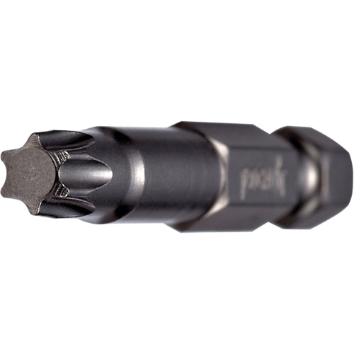 Power Bit, Torx, T-10 Tip, 1/4" Drive Size, 2" Length Cam Industrial