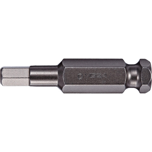 Power Bit, Hex, 3/8" Tip, 7/16" Drive Size, 2" Length Cam Industrial