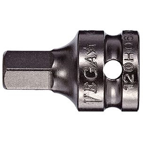 Embout &agrave; ins&eacute;rer, Hexagonale, 1/8" x 3/4" lo, Prise 1/4" Cam Industrial