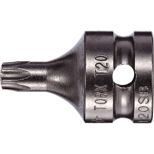 Embout &agrave; ins&eacute;rer, Torx inviolable, 8 x 3/4" lo, Prise 1/4" Cam Industrial