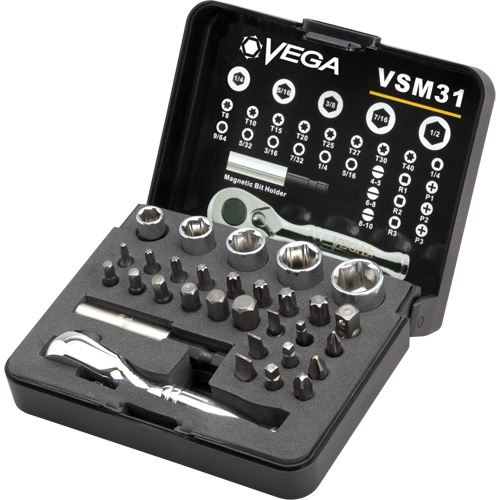 Bit, Socket & Ratchet Set Cam Industrial