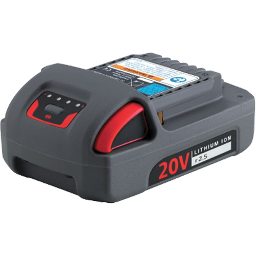 IQV20 Series Battery, Lithium-Ion, 20 V, 2.5 Ah Cam Industrial
