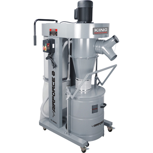 Cyclone Dust Collector, 26" x 47" x 70" Cam Industrial