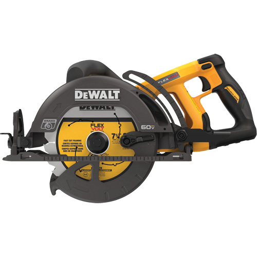FlexVolt&reg; Worm Drive Style Saw (Tool Only), 7-1/4", 60 V Cam Industrial