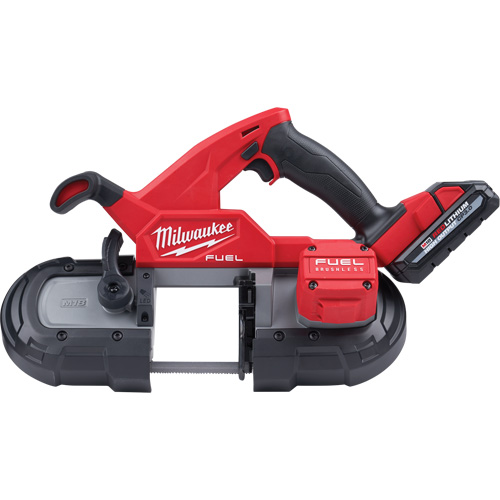 M18 Fuel Compact Band Saw Kit, 18 V, 3-1/4" Capacity Cam Industrial