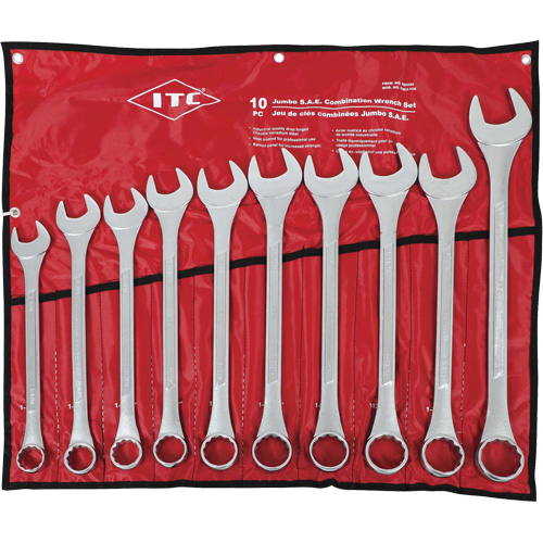 ICWJ-10S Jumbo Wrench Set, Combination, 10 Pieces, Imperial Cam Industrial