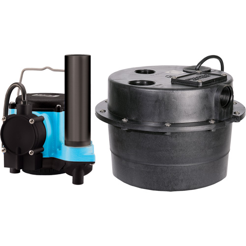 Drainosaur&reg; Sump Pump, 29 GPM, 115 V, 9 A, 1/3 HP Cam Industrial