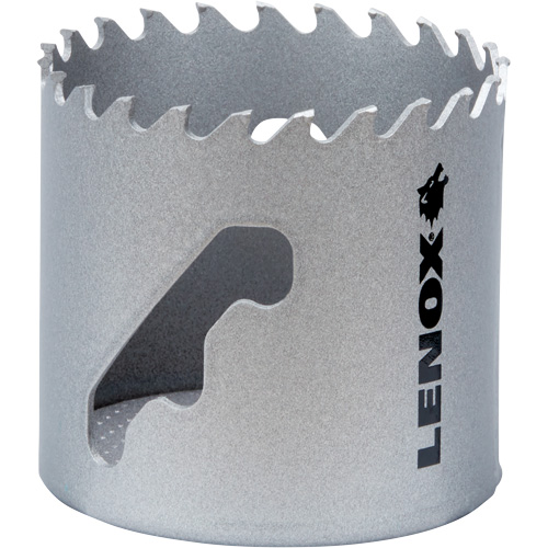SPEED SLOT&reg; Carbide Tipped Hole Saw, 2-1/8", Bi-Metal Cam Industrial