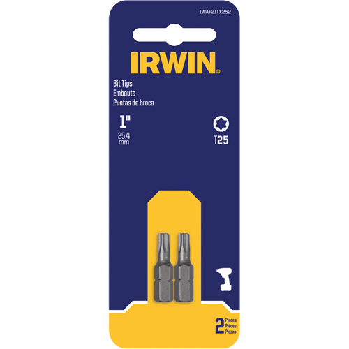 Embouts de tournevis &agrave; ins&eacute;rer, Torx, T-25, Prise 1/4" Cam Industrial