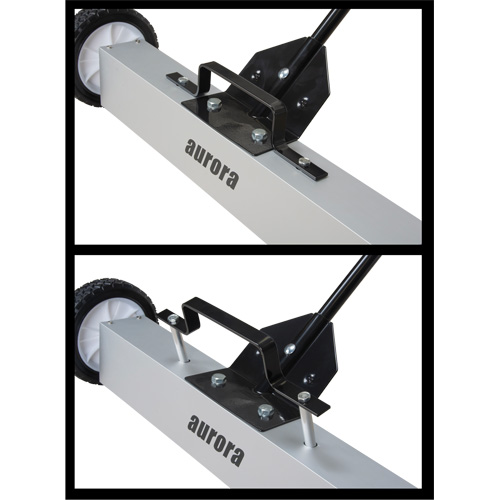 Magnetic Push Sweeper, 36" W Cam Industrial