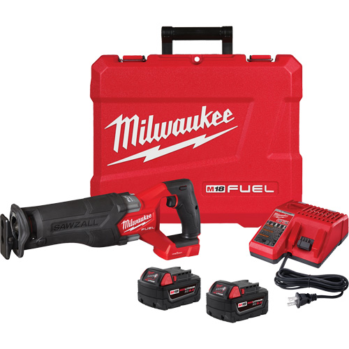 Trousse de scie alternative M18 Fuel Sawzall, 18 V, Lithium-ion Bloc-pile, 3000 coups/min Cam Industrial