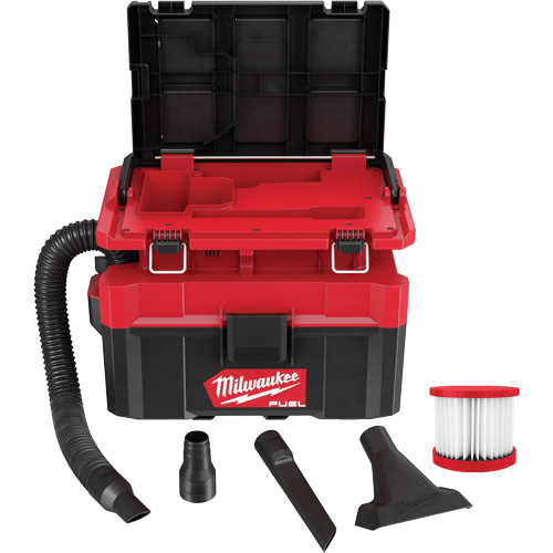 Aspirateur humide/sec sans fil M18 Fuel Packout (outil seulement), 18 V, Capacit&eacute; 2,5 gal. Cam Industrial