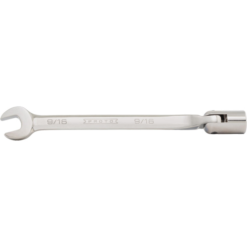Cl&eacute; mixte &agrave; t&ecirc;te flexible, 12 pans, 3/8", Fini Satin Cam Industrial
