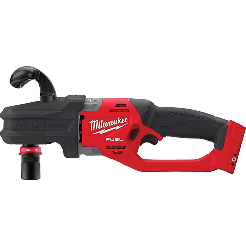 M18 Fuel Hole Hawg&reg; Right Angle Drill with Quik-Lok Chuck (Tool Only), 18 V, Lithium-Ion Cam Industrial