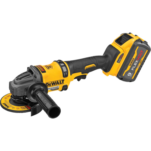 Ensemble de meuleuse sans balai FlexVolt Max avec frein antirecul, Roue de 4-1/2" - 6", 60 V Cam Industrial