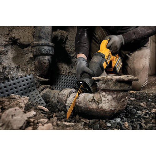 FlexVolt&reg; Max Brushless Reciprocating Saw (Tool Only), 60 V, Lithium-Ion Battery, 0-3000 SPM Cam Industrial