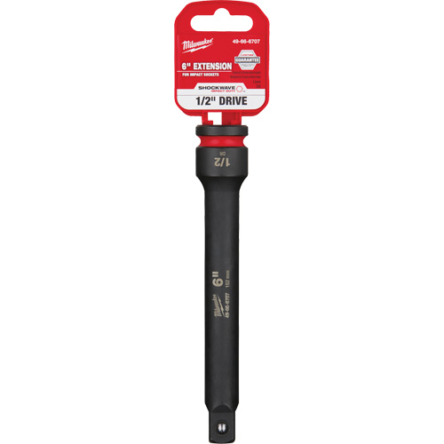 Shockwave Impact Duty Socket Extension, Impact, 1/2" Drive, 6" L Cam Industrial