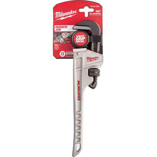 Cl&eacute; &agrave; tuyau, Cap des m&acirc;choires 1-1/2", Longueur 10", Prise Ergonomique Cam Industrial