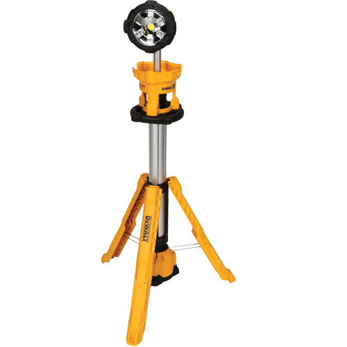 Lampe sans fil sur tr&eacute;pied 20V Max, DEL, 3000 lumens, Boîtier en Plastique Cam Industrial