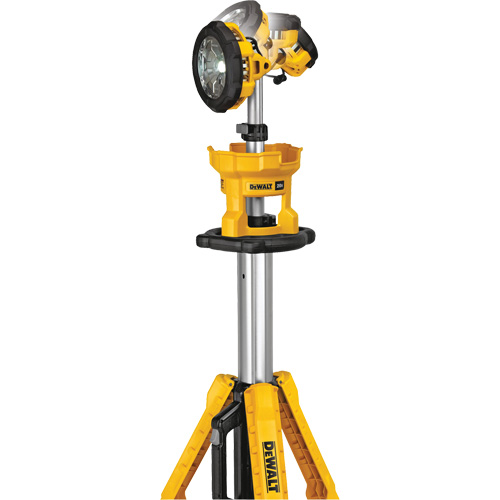 Lampe sans fil sur tr&eacute;pied 20V Max, DEL, 3000 lumens, Boîtier en Plastique Cam Industrial