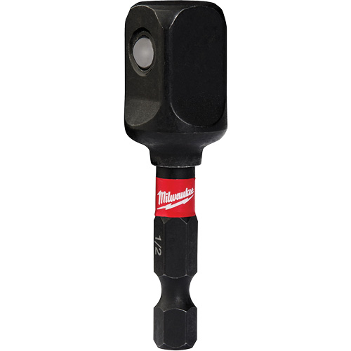 Shockwave Impact Socket Adapters, 1/4" Drive Size, 1/2" Male Size, Ball, 2" L Cam Industrial