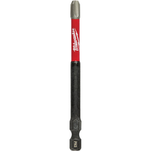 Embout de tournevis Shockwave Impact Duty, Phillips, Embout #3, Prise 1/4", Longueur 3-1/2" Cam Industrial
