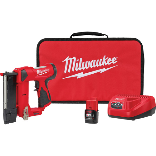 M12 23 Gauge Pin Nailer Kit, 12 V, Lithium-Ion Cam Industrial