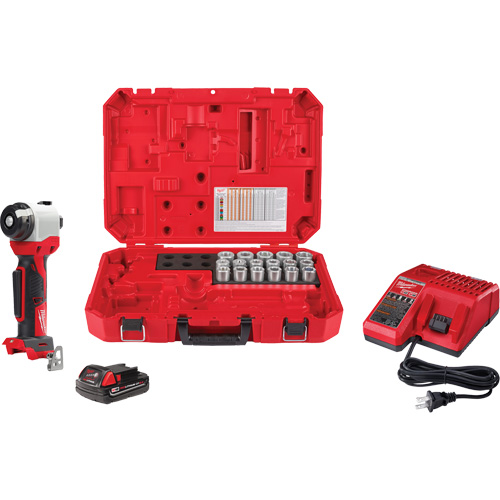 Trousse de pince &agrave; d&eacute;nuder M18 avec 17 bagues en cuivre THHN/XHHW Cam Industrial