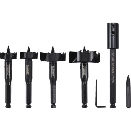 Self-Feed Bit Kit, 5 Pieces Cam Industrial