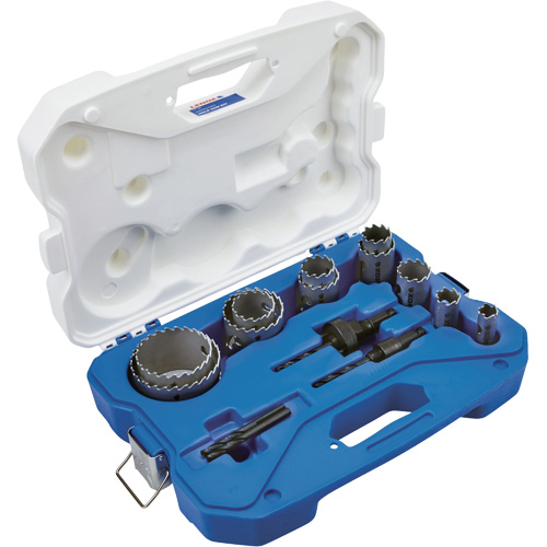 General Hole Saw Set, 11 Pieces Cam Industrial