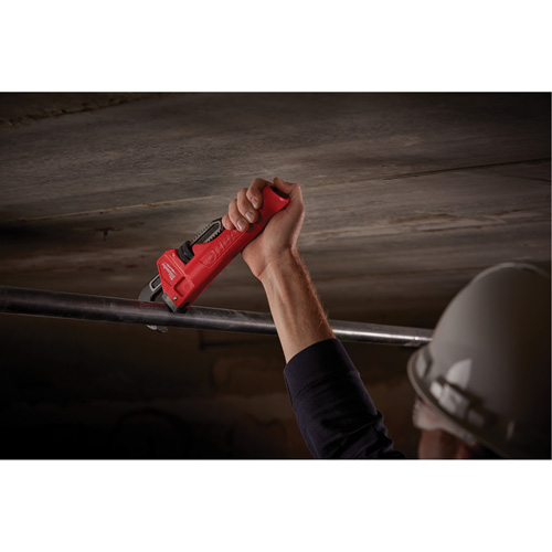 Cl&eacute; &agrave; tuyau adaptable Cheater, Cap des m&acirc;choires 2-1/2", Longueur 18"/24"/10", Fini Rev&ecirc;tement en poudre, Prise Ergonomique Cam Industrial