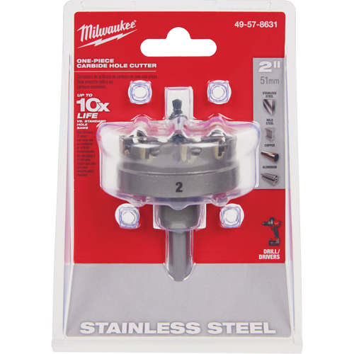 Scies-cloches au carbure monobloc, 2", Profondeur de la coupe de 3/16" Cam Industrial