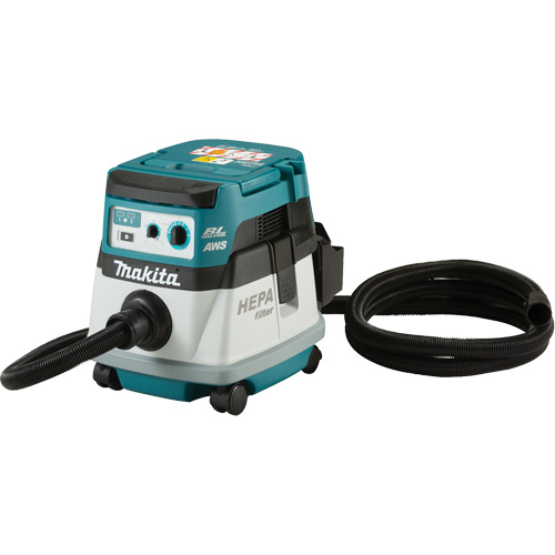 Dry Quiet Vacuum Cleaner with AWS (Tool Only), 18 V, 2.11 gal. Capacity Cam Industrial