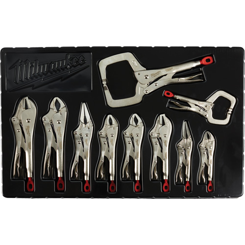 Torque Lock Pliers Kit, 10 Pieces Cam Industrial