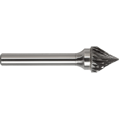 Drillco&reg; Single Cut 60° Cone Burr, SJ-1 Cam Industrial