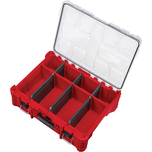 Packout Deep Organizer, 15-1/5" x 19-7/10" x 7", Red Cam Industrial
