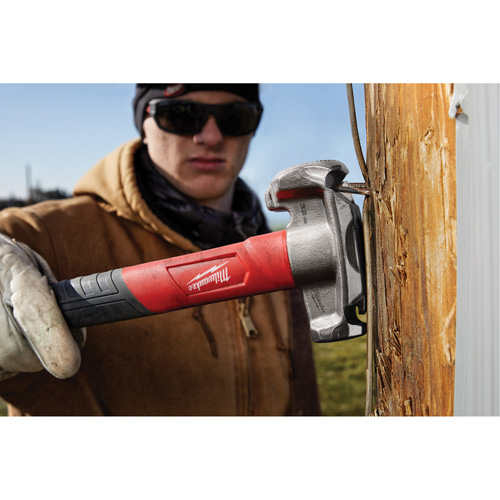 4-in-1 Lineman's Hammer, 32 oz., Fibreglass Handle, 15" L Cam Industrial