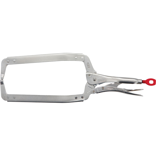 Torque Lock Locking Pliers with Regular Jaws, 18" Length, C-Clamp Cam Industrial