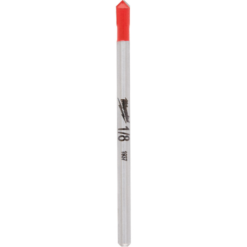 Glass & Tile Bit, 1/8", Carbide Cam Industrial