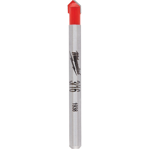 Foret pour verre et carreaux, 3/16", Carbure Cam Industrial