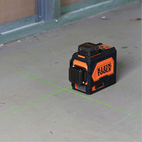 Niveau laser planaire vert auto-nivelant rechargeable Cam Industrial