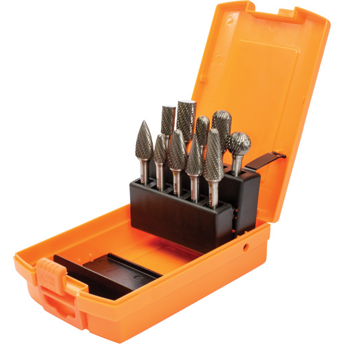 Jeu de fraises au carbure DC, 10 morceaux Cam Industrial